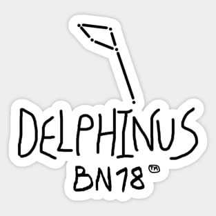 Delphinus Constellation by BN18 Sticker